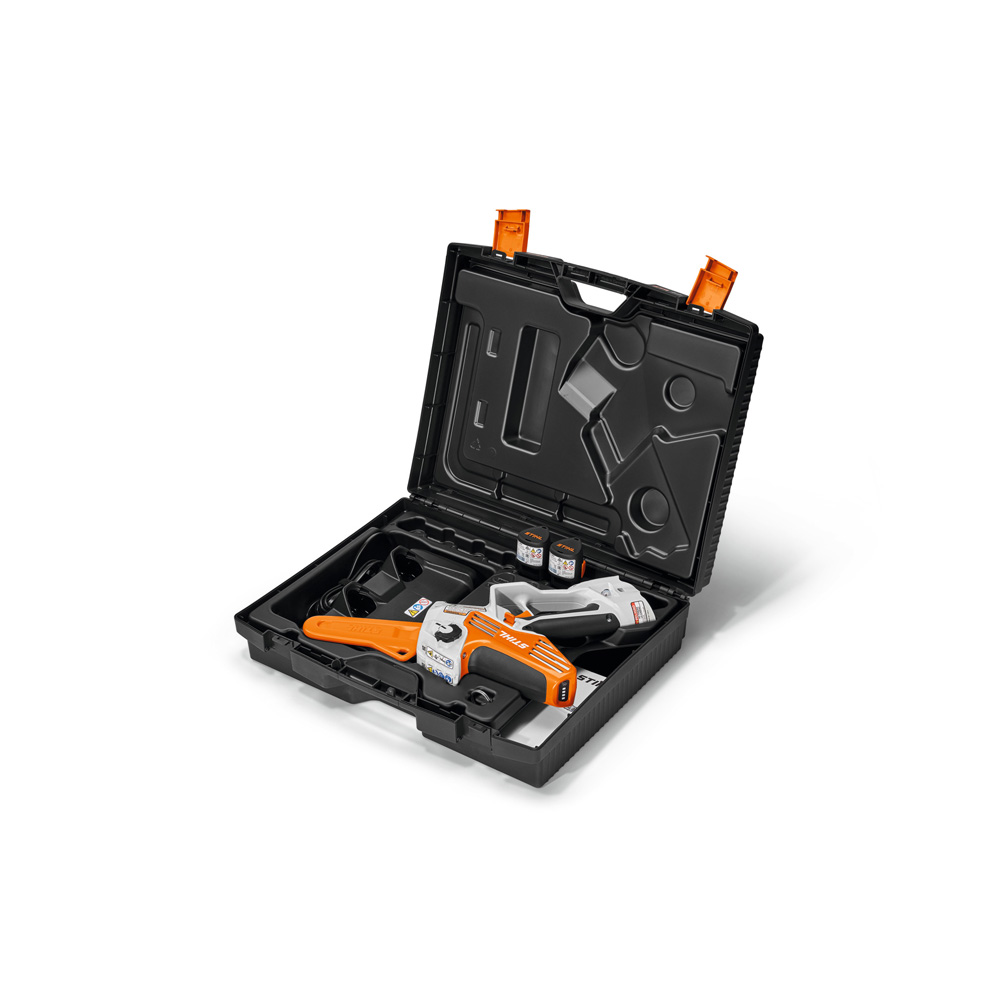 STIHL Akku-Gehölzschneider GTA 40, Set mit 2 x AS 2 und AL 5-2 und Koffer STIHL Akku-Gehölzschneider GTA 40, Set mit 2 x AS 2 und AL 5-2 und Koffer