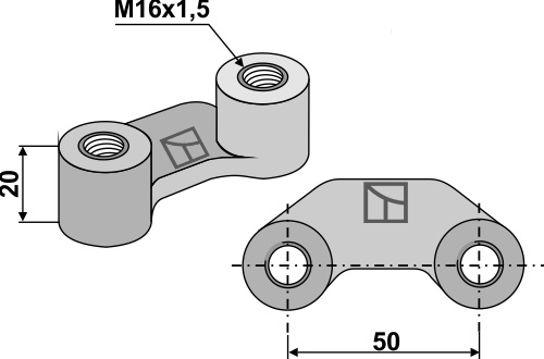 Bügelmutter - M16x1,5, passend für Maschio, Gaspardo und mehr