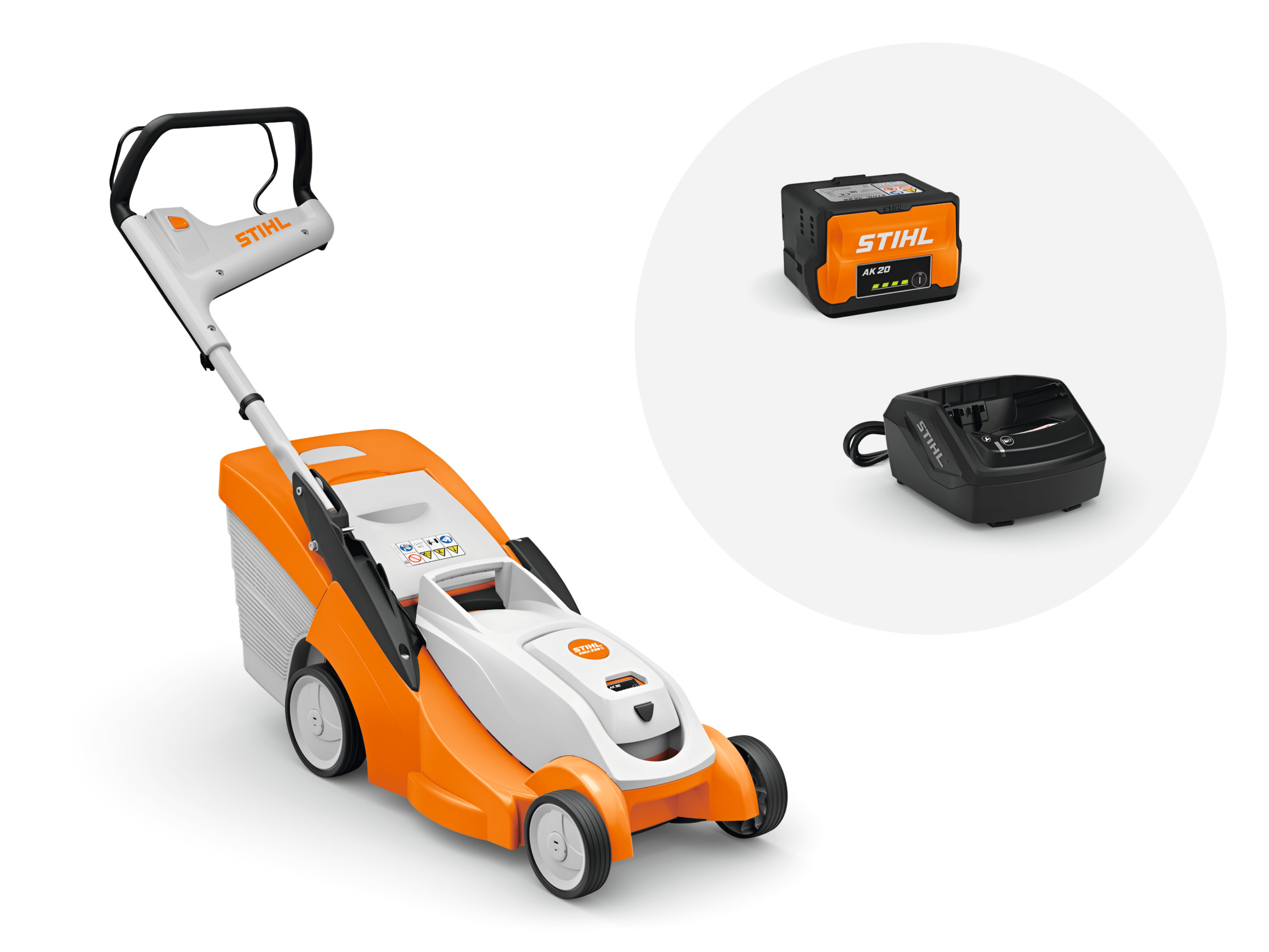 STIHL Akku-Rasenmäher RMA 239 C mit Akku AK 20 und Ladegerät AL 101