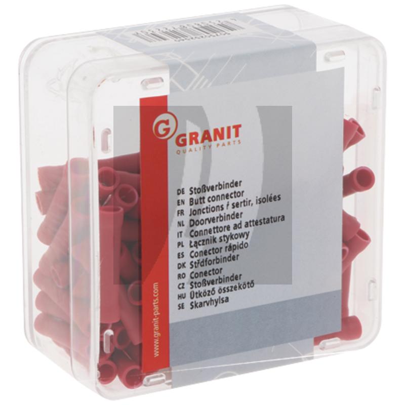 GRANIT Stoßverbinder rot, für Kabel 0,5 - 1,0 mm²