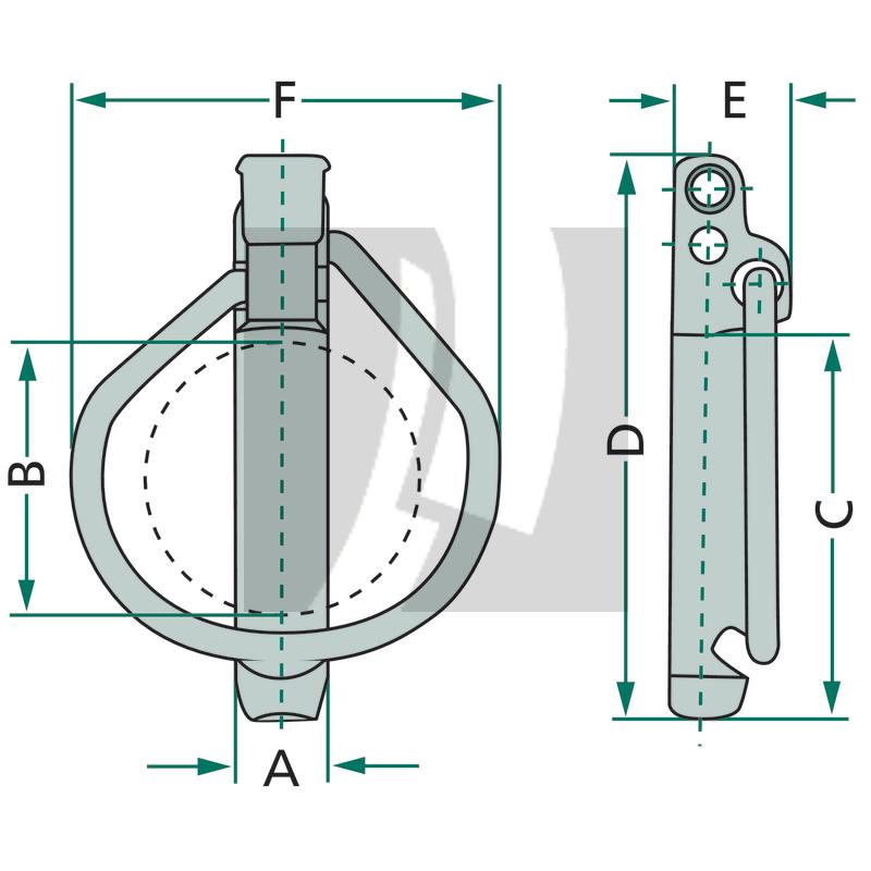 Rübig Klappstecker-Satz verzinkt  VPE 5 Rübig Klappstecker-Satz verzinkt  VPE 5