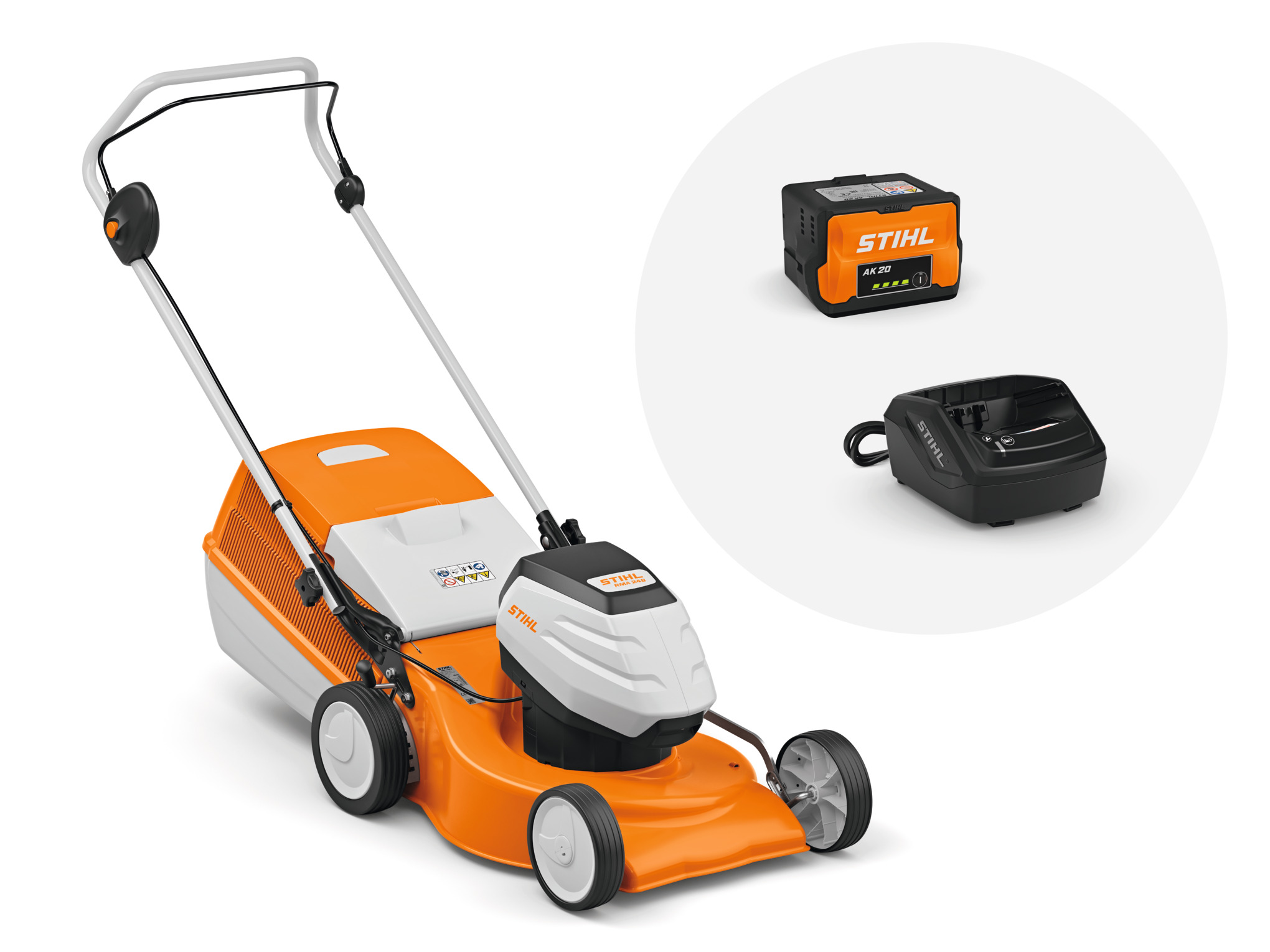 STIHL Akku-Rasenmäher RMA 248 mit Akku AK 20 und Ladegerät AL 101 - 2024