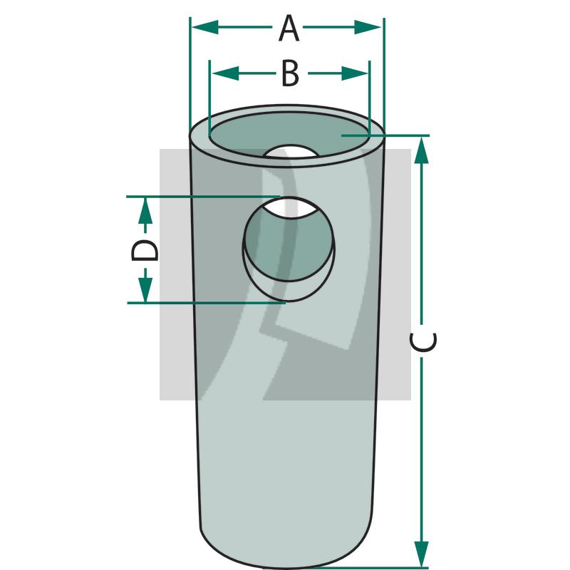 Reduzierbuchse Unterlenker 64 mm