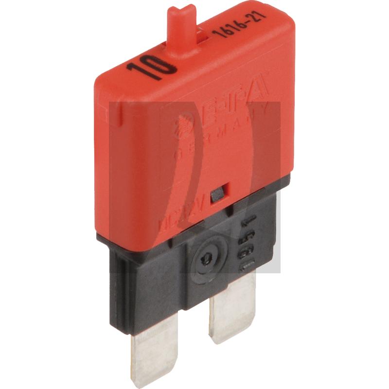 GRANIT Sicherungsautomat, Standard 32 V max. / 10 A | rot | mit Rückstellknopf