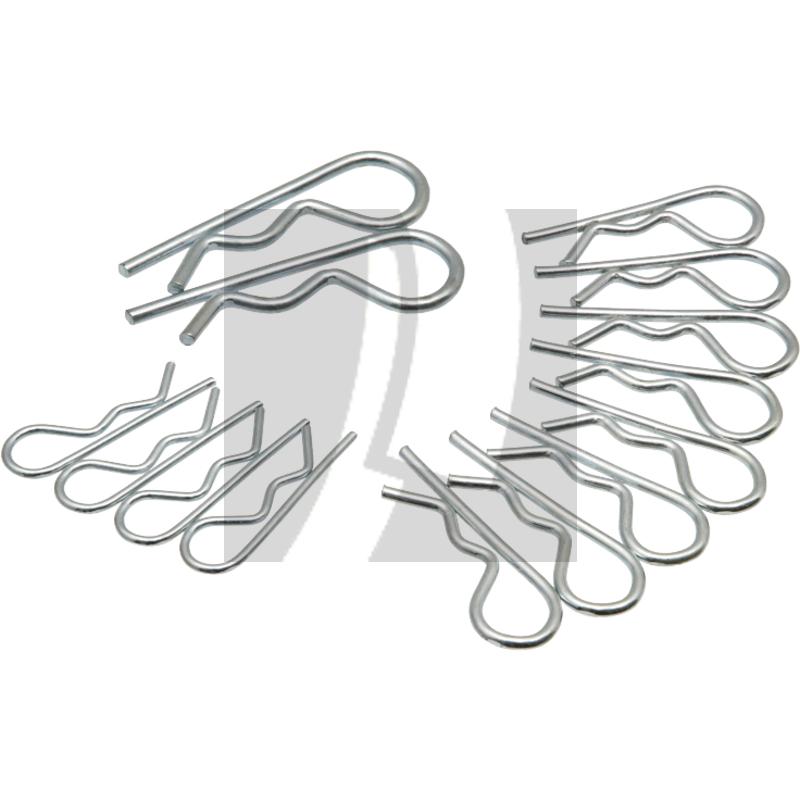 Federstecker-Satz verzinkt