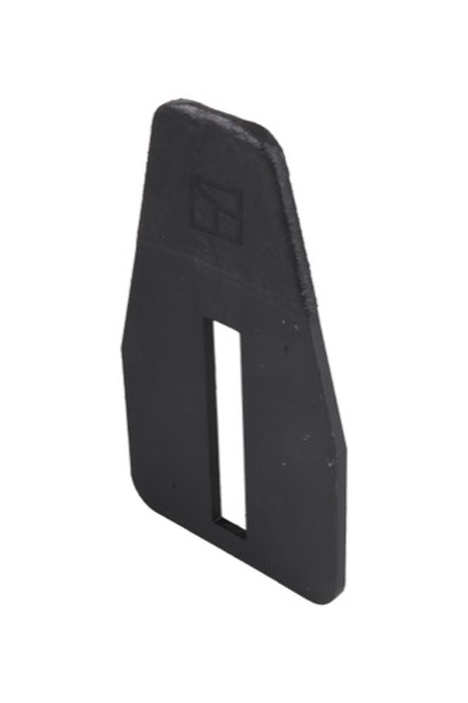Abstreiferblech für Packerwalzen - DURAFACE 134 x 80 mm, passend für Kverneland