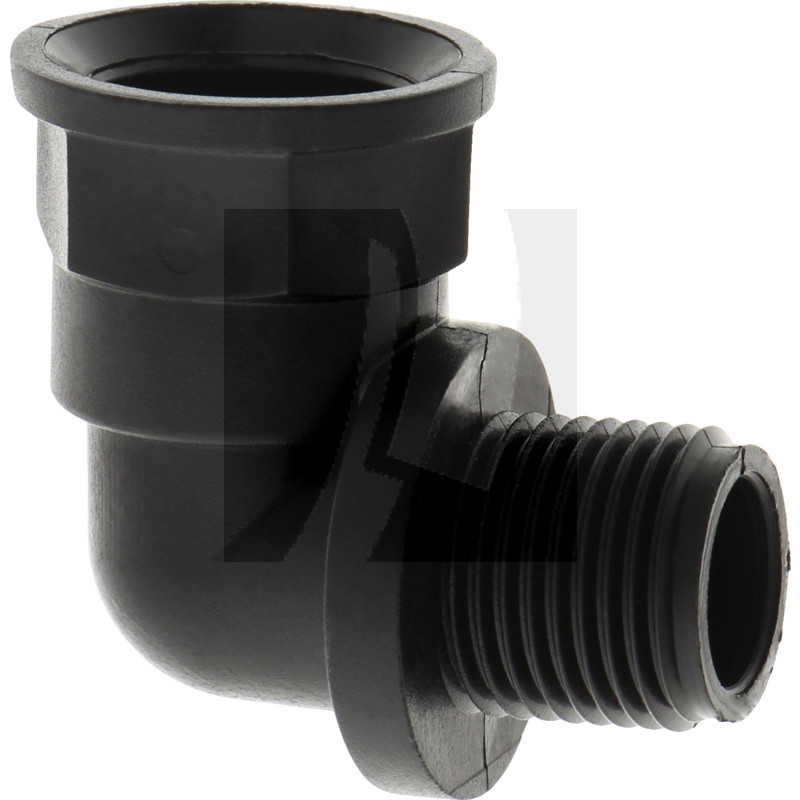 Bogen 90°, IG 1/2" x AG 1/2"