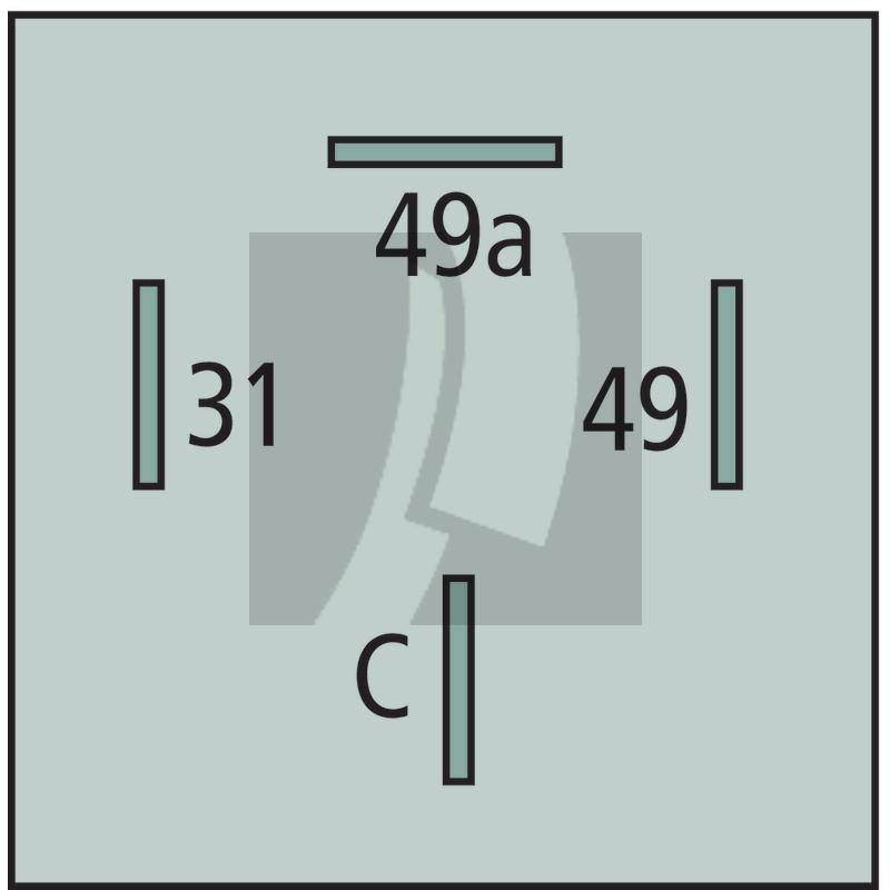 GRANIT Blinkgeber / elektronisch 24 V, 4 Anschlüsse