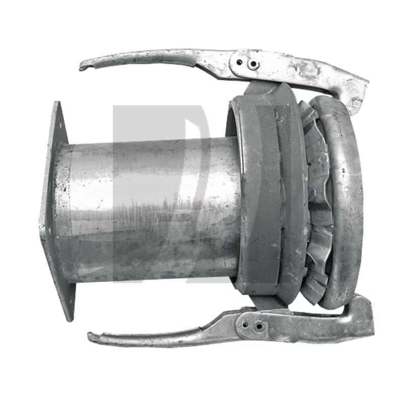 M-Teil 8" mit Flansch 8"