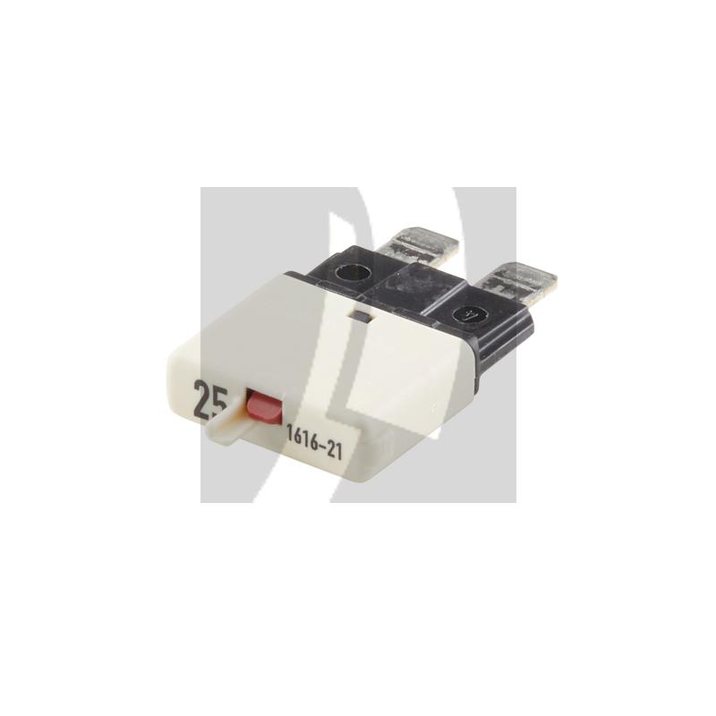 GRANIT Sicherungsautomat, Standard 32 V max. / 25 A | weiß | mit Rückstellknopf