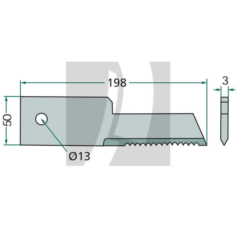 Gegenmesser Laverda