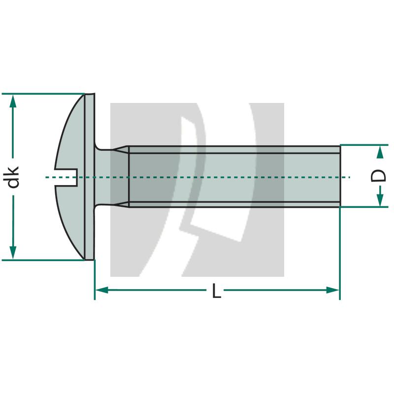 Linsenkopfschraube M8x20 DIN 88107