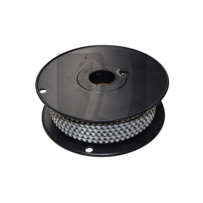 Elastikseil stromführend 25 m Rolle, 7mm, 3x0,30 Niro, 