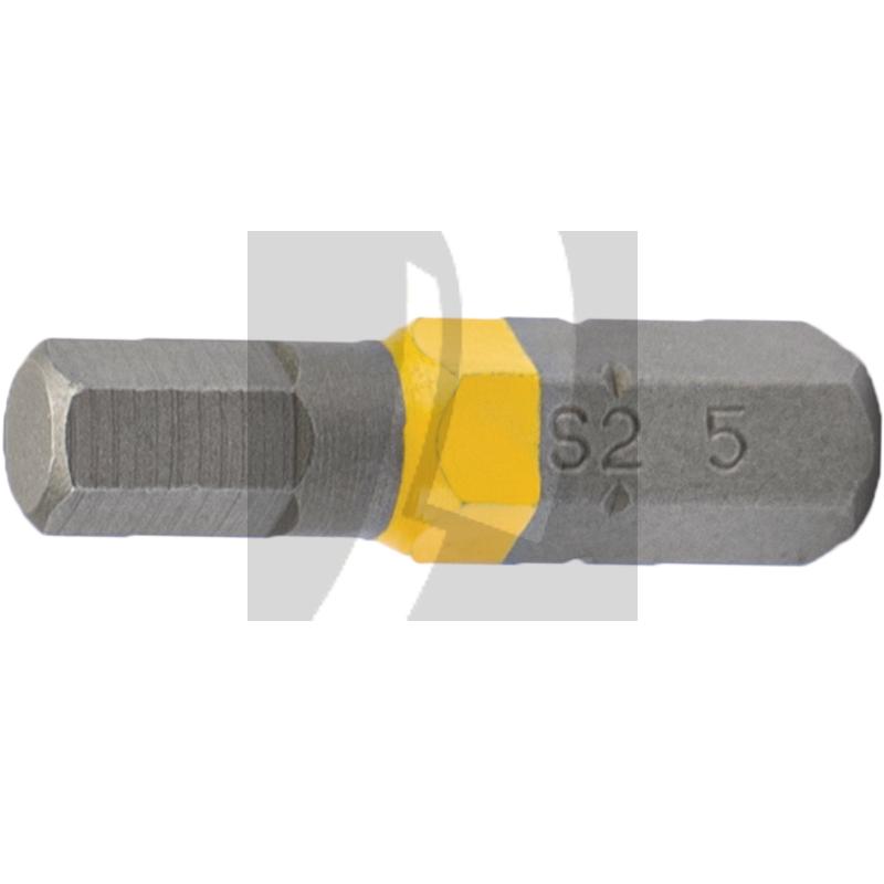 VPE10 1/4" Bit 25mm, Innensechskant 5 mm