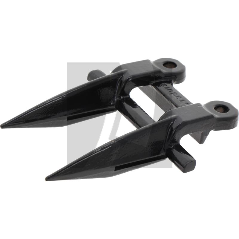 Doppelfinger 6" doppelt gehärtet schwarz