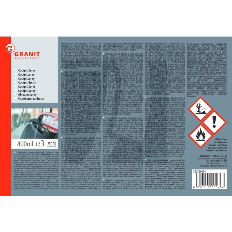 Cockpitspray 400ml
