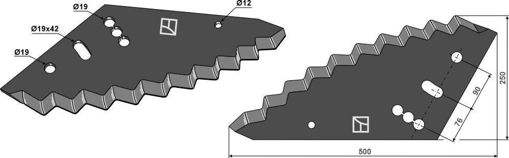 Messer für Futtermischwagen - Hartmetallbeschichtet, passend für Mayer, Siloking und mehr Messer für Futtermischwagen - Hartmetallbeschichtet, passend für Mayer, Siloking und mehr