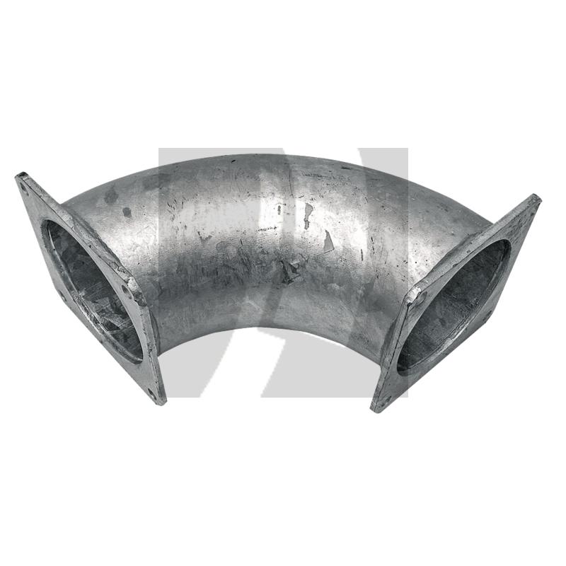 Bogen 90°, mit Flansch 5"