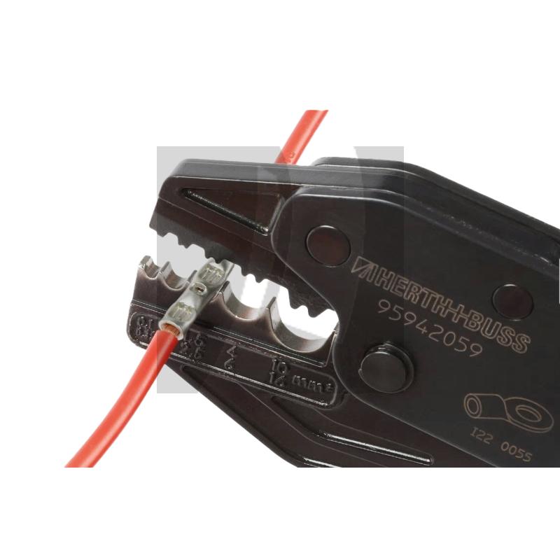 GRANIT Sortimentskoffer Quetschverbinder 290-tlg. Crimp-Set im Koffer, inkl. Crimpzange