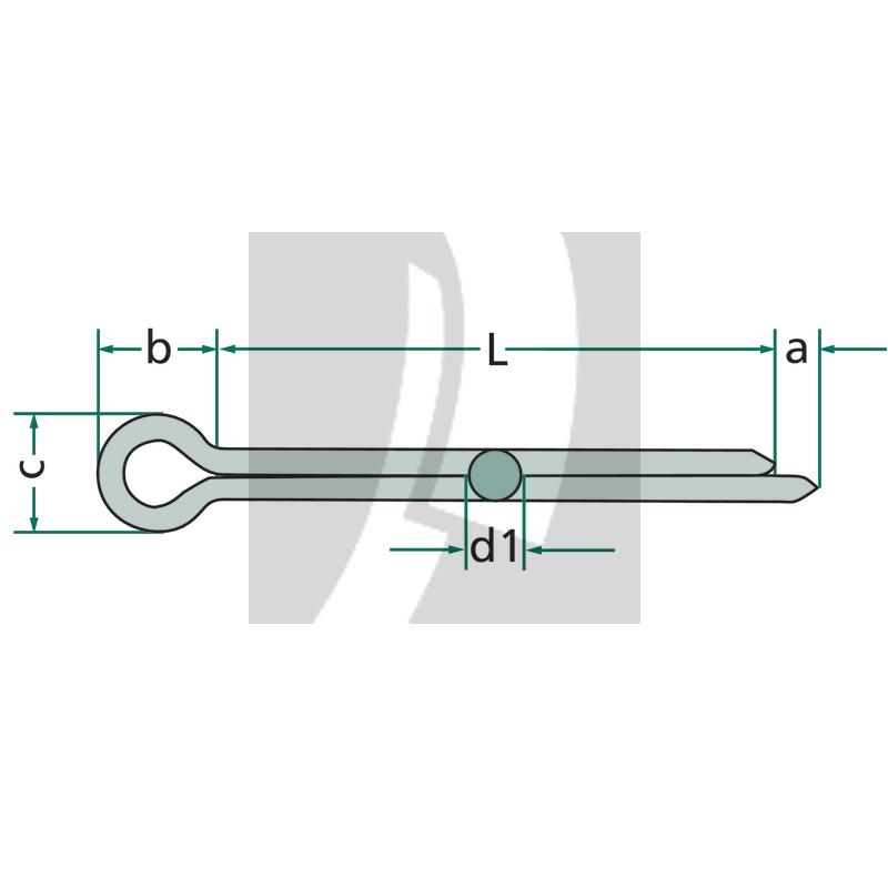 Splint 4x50 DIN 94, VPE 100