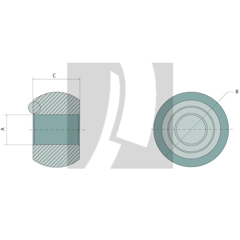 Unterlenkerkugel Heavy Duty 56 mm Unterlenkerkugel Heavy Duty 56 mm