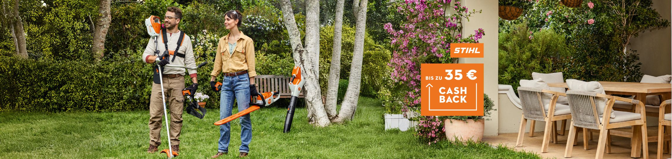 STIHL Cashback Aktion Banner Header