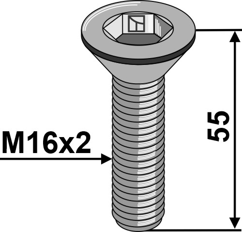 Senkschraube mit Innensechskant Senkschraube mit Innensechskant