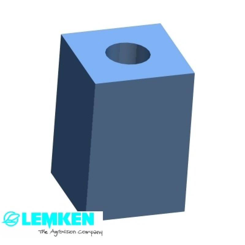 Vierkantmutter M20 40x40x60