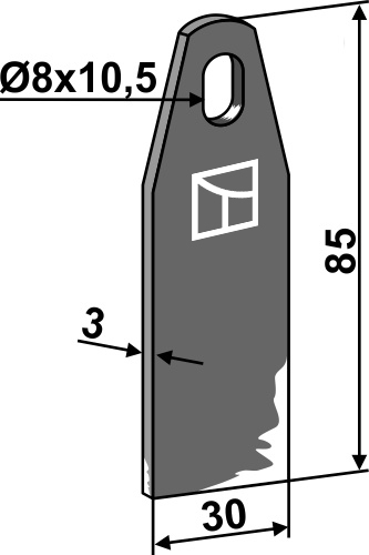 Vertikutiermesser