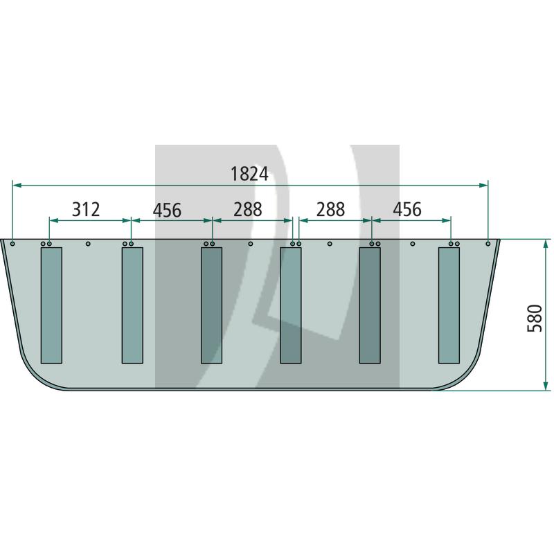 Fangtuch 1912 x 580 mm Pöttinger