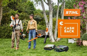 STIHL Cashback Aktion Banner Kategorieseite