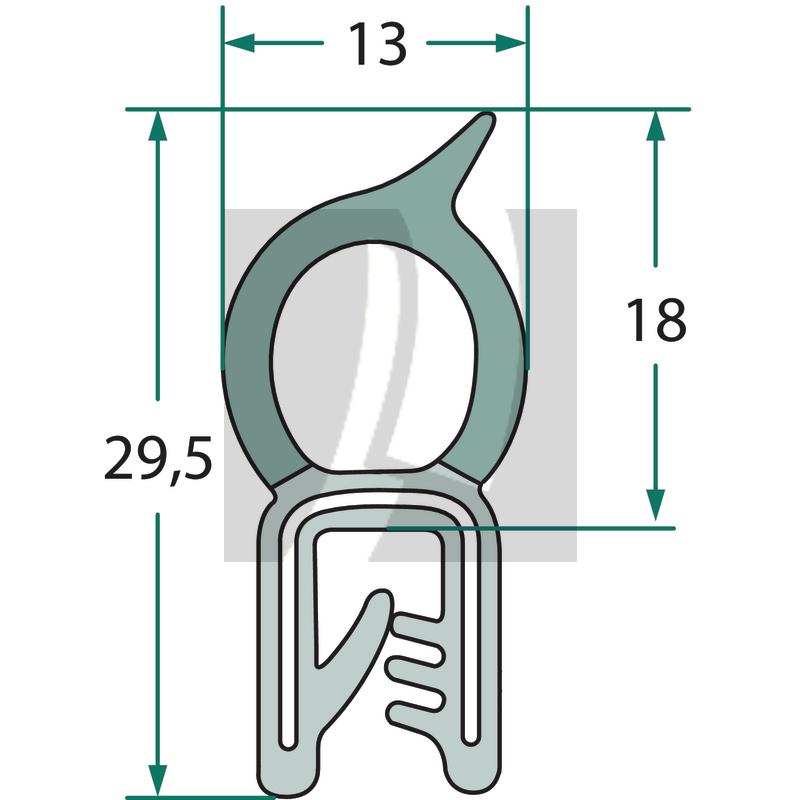Dichtgummi 13 mm
